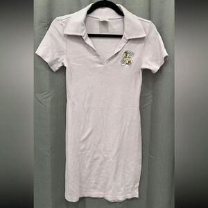 Looney Tunes Polo Dress Space Jam Lola Bunny Stretch Halloween Costume Small